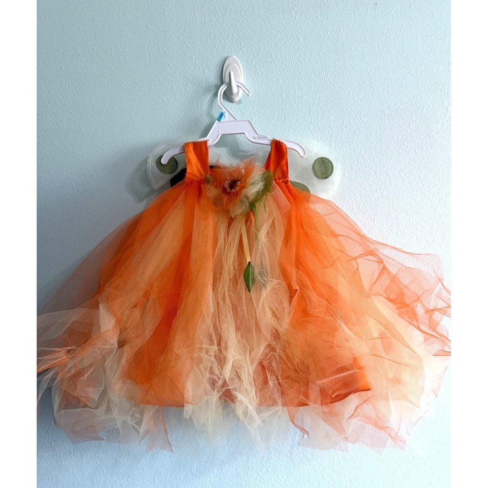 Pottery Barn Kids PBK Baby Sunflower Tutu Halloween Play Costume 6-12 Months‎